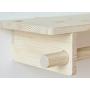 LING AI DA MAI Household Items Coat Rack Solid Wood Wall Hanging Retro Wall Hanging Rack partition Hook Hanger Suitable for Home/Bedroom/Study/Clothes Shop (80 20cm)