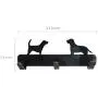 Dog Shaped Bathroom Punching-Free Clothes Hanger Stainless Steel Wall 3 Hooks, Back Door Hanging Peg for Towel Dog Shaped Bathroom Punching-Free Clothes Hanger Stainless Steel Wall 3 Hooks, Back Door Hanging Peg for Towel