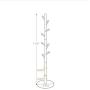 HGXC Full Beech Wood Floor Coat Rack Solid Wood Simple Modern Interior Bedroom Living Room Hanger Clothes Hook (Color : Wood)