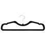 Higher Hangers Space Saving Velvet Clothes Hangers Slimline Heavy Duty Closet Organizers | Helps Reduce Wrinkles and Clutter | Great for Dorms and Increasing Closet Space | 40 Pack (Black , off-white, pink, purple Velvet)
