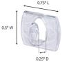 Command 4-packages of Mini Light Clips, Indoor Use, Clear, 160 clips total (17026CLR-40ES) Command 4-packages of Mini Light Clips, Indoor Use, Clear, 160 clips total (17026CLR-40ES)