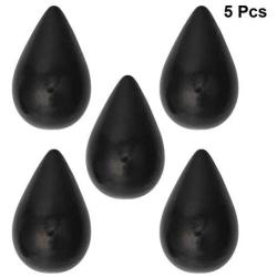Vosarea Wall Hanging Hooks Wooden Water Drop Shaped Coat Hat Clothes Heavy Duty Hanger Raindrop Hooks