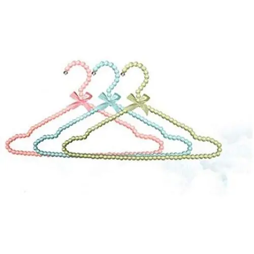 5pcs Random Color 40cm High-Grade Pearl Clothing Hangers, Women Plastic Hanger Clothes Rack Wedding Dress Hangers 5pcs Random Color 40cm High-Grade Pearl Clothing Hangers, Women Plastic Hanger Clothes Rack Wedding Dress Hangers