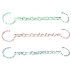 Windproof 5Hole Magic Coat Clothes Hanger 10pcs Random Color Multifunction Holder Clothes Hanging Organizer Folding Rotating Coat Storage Rack
