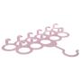 jiulonerst 11 Holes Clothes Tie Belt Shawl Scarf Hanger Display Holder Closet Organizer for Home Decor