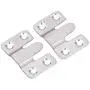 Eyourlife Flush Mount Bracket Interlocking Furniture Connector, Heavy Duty Stainless Steel Photo Frame Hook Picture Hanger for Large Picture Display Art Gallery Wall Mount Hardware (5 Pairs) Eyourlife Flush Mount Bracket Interlocking Furniture Connector, Heavy Duty Stainless Steel Photo Frame Hook Picture Hanger for Large Picture Display Art Gallery Wall Mount Hardware (5 Pairs)
