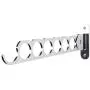 Wallniture Costa Wardrobe Organizer Wall Mounted Clothes Bar - Hanger Holder Organizer - Steel 14.5 Inch Set of 2 Wallniture Costa Wardrobe Organizer Wall Mounted Clothes Bar - Hanger Holder Organizer - Steel 14.5 Inch Set of 2