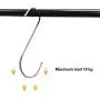 SumDirect 15Pcs 5 7/10 Inch Extra Large S Hooks, Heavy Duty S Shaped Hooks for Hanging Apparel Kitchenware Utensils Plants Towels Gardening Tools (15pcs) SumDirect 15Pcs 5 7/10 Inch Extra Large S Hooks, Heavy Duty S Shaped Hooks for Hanging Apparel Kitchenware Utensils Plants Towels Gardening Tools (15pcs)