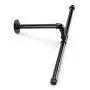 Sumnacon Wall-Mounted Industrial Double Pipe Clothes Bar with Screws, Rustic State Metal Coat Hanger, Garment Holder Rack for Bathroom Cabinet Boutique Clothing Store, Black Sumnacon Wall-Mounted Industrial Double Pipe Clothes Bar with Screws, Rustic State Metal Coat Hanger, Garment Holder Rack for Bathroom Cabinet Boutique Clothing Store, Black