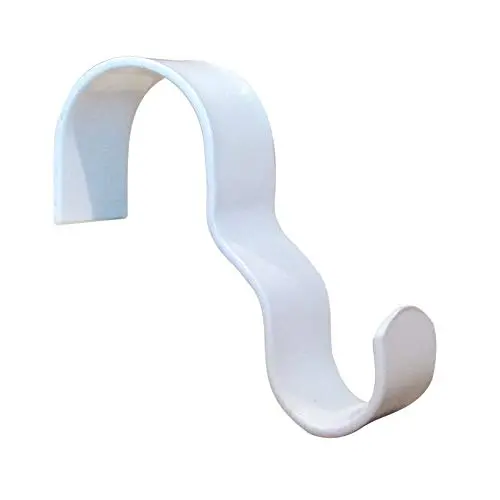 Picture Rail Hangers White - 12 Pack - Picture Rail Hooks - White Molding Hooks for Picture Hanging