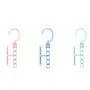 vmree 5-Hole Magic Belt Handle 360°Rotating Hanger Hook PP Thicken Clothes Storage