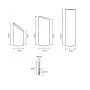 HOUTBY Pack of 4 Elegant Wood Grain Coat Hook Modern Decorative Wall Mounted Clothes Hanger Hat Holder Organizer, 6cm/Beech Wood