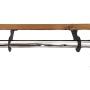 Concept Fusion Aluminum Industrial Decorative Curved Closet/Clothes Hanger Entryway Shelf Clothes Hanger Brackets (Set of 2, Middle Support Brackets for Rod) Concept Fusion Aluminum Industrial Decorative Curved Closet/Clothes Hanger Entryway Shelf Clothes Hanger Brackets (Set of 2, Middle Support Brackets for Rod)