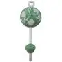 Indianshelf Handmade 1 Artistic Vintage Green Ceramic Flower Leaf Key Hooks Hangers/Wall Hooks Decorative Indianshelf Handmade 1 Artistic Vintage Green Ceramic Flower Leaf Key Hooks Hangers/Wall Hooks Decorative