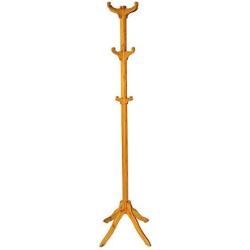 Mostbest Hall Tree Coat Hat Rack 12 Hooks Treeshaped Hanger Bamboo Coat Rack, Hallway/Entryway Coat Hanger Stand for Clothes, Suits, Accessories