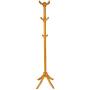 Mostbest Hall Tree Coat Hat Rack 12 Hooks Treeshaped Hanger Bamboo Coat Rack, Hallway/Entryway Coat Hanger Stand for Clothes, Suits, Accessories