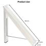 PartLove Wall Mounted Folding Clothes Hanger New Aluminum Home Clothes Storage Save Space Sturdy and Not Falling Off Great for Laundry Room Bedroom Cabinet