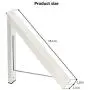 PartLove Wall Mounted Folding Clothes Hanger New Aluminum Home Clothes Storage Save Space Sturdy and Not Falling Off Great for Laundry Room Bedroom Cabinet