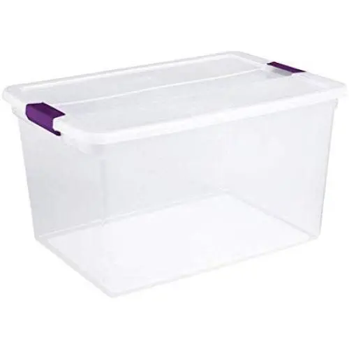 Sterilite 17571706 66-Quart ClearView Latch Boxes Storage Tote Container (24 Pack) Sterilite 17571706 66-Quart ClearView Latch Boxes Storage Tote Container (24 Pack)
