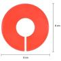 Gaiatop Hanger Dividers, 25 Pieces of Round Clothes Size Divider Line Hanger Closet Line Kindergarten Childrens Clothing Blank Style Multi Color