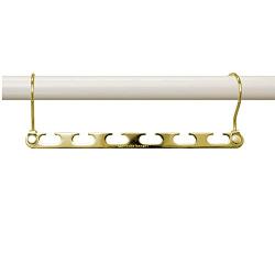 Wonder Hanger Heavy Duty 360 Swivel Action Hanger, Pack of 5 in Gold Tone - Keep Your Clothes Organized and Wrinkle-Free!