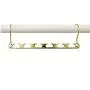Wonder Hanger Heavy Duty 360 Swivel Action Hanger, Pack of 5 in Gold Tone - Keep Your Clothes Organized and Wrinkle-Free! Wonder Hanger Heavy Duty 360 Swivel Action Hanger, Pack of 5 in Gold Tone - Keep Your Clothes Organized and Wrinkle-Free!