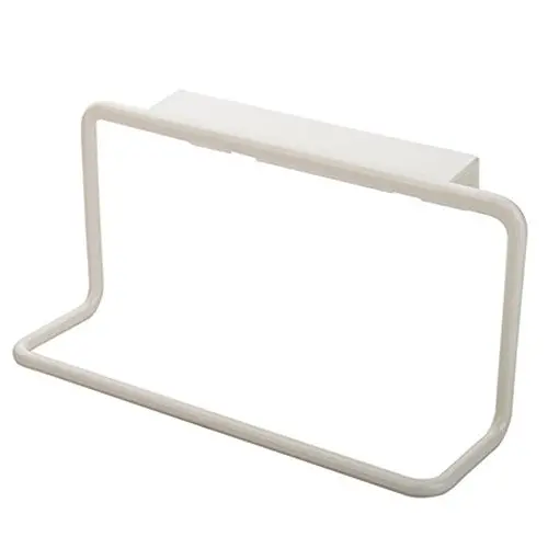 Towel Rack Hanging Holder Organizer Bathroom Kitchen Cabinet Cupboard Hanger (White, 1995.5cm) Towel Rack Hanging Holder Organizer Bathroom Kitchen Cabinet Cupboard Hanger (White, 1995.5cm)