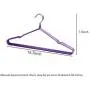 Yuqianjin 10 Pack Plastic Hangers Light-Weight Non-Slip Clothes/Suit Hangers Adult Non-Slip Drying Rack (Color : Gray, Size : 10pcs)