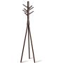 Coat Rack Floor-Standing Bedroom Solid Wood Simple Clothes Rack Multifunctional Hanger Wall Hanger Wood Color Haiming (Color : Brown)