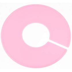 D DOLITY Clothes Size Dividers Blank - 10 Pieces 11 Colors - Ultimate Clothing Rack Dividers - Round Clothes Hangers Size Marker for Clothing Shops - Pink