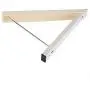 2pcs Folding Stainless Steel Wall Hanger Mount Retractable Indoor Clothes Hanger Waterproof Clothes Towel Rack