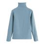 Toimothcn Womens Cotton Sweater Tops Blouse Long Sleeve Turtleneck Stretch Casual Bottoming Top
