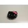 AYREELS 3D Black W/Pink Bow Rhinestone Black Foldable Hello Kitty Purse Holder, Purse Hook, Handbag Hanger, Purse Table Hook