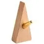 Garneck Wood Wall Hook Adhesive Triangle Door Back Hook Modern Wall Clothes Hanger for Living Room Entrance Key Holder 2 PCS
