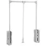 Ejoyous Wardrobe Hanger for Clothes, Pull Down Closet Rod Soft Close Rail Lift Hanging Rail Alumina Closet Storage Organizer for Soft Return Space Saving (Adjustable Width 23.62-33.86inch) Ejoyous Wardrobe Hanger for Clothes, Pull Down Closet Rod Soft Close Rail Lift Hanging Rail Alumina Closet Storage Organizer for Soft Return Space Saving (Adjustable Width 23.62-33.86inch)