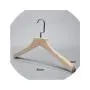6 Pcs Healthy No Painting Wide Shoulder Wooden Clothes Coats Hanger Rack, Natural Environmental Thick Wood Garment Hanger Rack,44 cm 6 Pcs Healthy No Painting Wide Shoulder Wooden Clothes Coats Hanger Rack, Natural Environmental Thick Wood Garment Hanger Rack,44 cm
