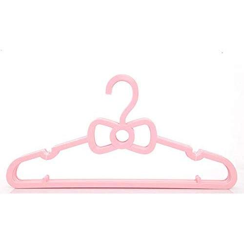 SAASNY Standard Hangers Plastic Hangers,Plastic Hangers 20 Pack Coat Hangers Standard Hangers for Clothes Slim and Space Saving Notched Hangers(Pink) for Drying and Storage