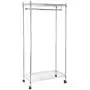 AmazonBasics Garment Hanging Rolling Rack with Top and Bottom Shelves - Chrome AmazonBasics Garment Hanging Rolling Rack with Top and Bottom Shelves - Chrome