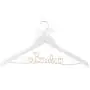 Ella Celebration Bride to Be Wedding Dress Hanger Wooden and Wire Hangers for Brides Gowns, Dresses (White with Rose Gold Wire) Ella Celebration Bride to Be Wedding Dress Hanger Wooden and Wire Hangers for Brides Gowns, Dresses (White with Rose Gold Wire)