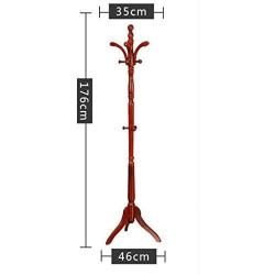 ZXUE Coat Rack Floor Solid Wood Bedroom Hangers Hall European Creative Living Room Clothes Rack Simple Multi-Purpose Hanger (Color : A)