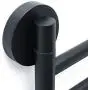 Alise Swing Out Towel Bar 4-Bars Folding Arm Swivel Towel Hanger Wall Mount Bathroom Towel Rack Space Saving,SUS304 Stainless Steel Matte Black