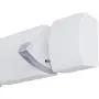 BIRDROCK HOME Folding Hook Coat and Hat Rack - 5 Hooks - 17 Inches - Wall Mount - Decorative Home Storage - Entryway Foyer Hallway Bathroom Bedroom Rail - Satin Nickel Hooks - White Pine Rail BIRDROCK HOME Folding Hook Coat and Hat Rack - 5 Hooks - 17 Inches - Wall Mount - Decorative Home Storage - Entryway Foyer Hallway Bathroom Bedroom Rail - Satin Nickel Hooks - White Pine Rail