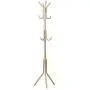 Coat Rack Floorstanding Modern Simple Bedroom Hangers Clothes Storage Rack 2 Colors Optional Wall Hanger White Living Room Haiming (Color : Gold)