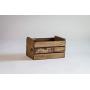 DarlaStudio 66 45 RPM Vinyl Record Storage Wood Crate