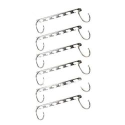 6X Space Saver Saving Wonder Metal Magic Hanger Clothes Closet Organize Hook US