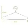 JXSHQS Sorplus 32CM Metal Kids Hanger Stainless Steel Hanger Children Hanger30 Hangers Lot Clothes Hanger
