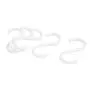 uxcell Plastic S Shaped Household Clothes Socks Towel Shower Hanger Hook 5pcs White uxcell Plastic S Shaped Household Clothes Socks Towel Shower Hanger Hook 5pcs White