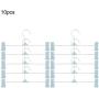 Wifehelper Coat Hanger - Multifunctional Adjustable Durable Coat Hanger with Clip for Clothes Bra Underwear 10pcs/ Set(Blue) Wifehelper Coat Hanger - Multifunctional Adjustable Durable Coat Hanger with Clip for Clothes Bra Underwear 10pcs/ Set(Blue)