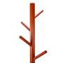 Decdeal Wooden Coat Rack Tree with 8 Hook - Standing Coat Rack Hat Hanger Stand for Clothes Suits Accessories, 4 Color