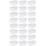 Sterilite 16428012 6 Quart White Storage Boxes (Pack of 24) Sterilite 16428012 6 Quart White Storage Boxes (Pack of 24)